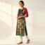 Black Red and Green cotton Kurti ladies