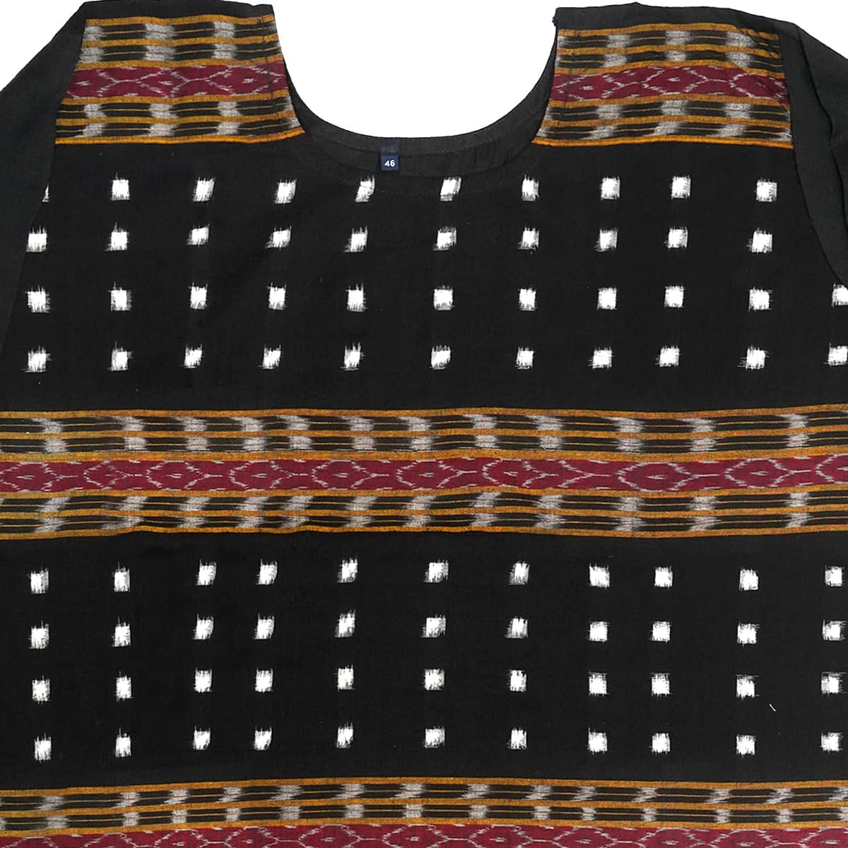 Black and Brown handwoven cotton Kurti