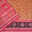 Floral Orange, Black and Maroon Sambalpuri Handwoven Cotton Saree 1