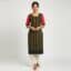 Pink, Black and Lime Yellow cotton Kurti for ladies