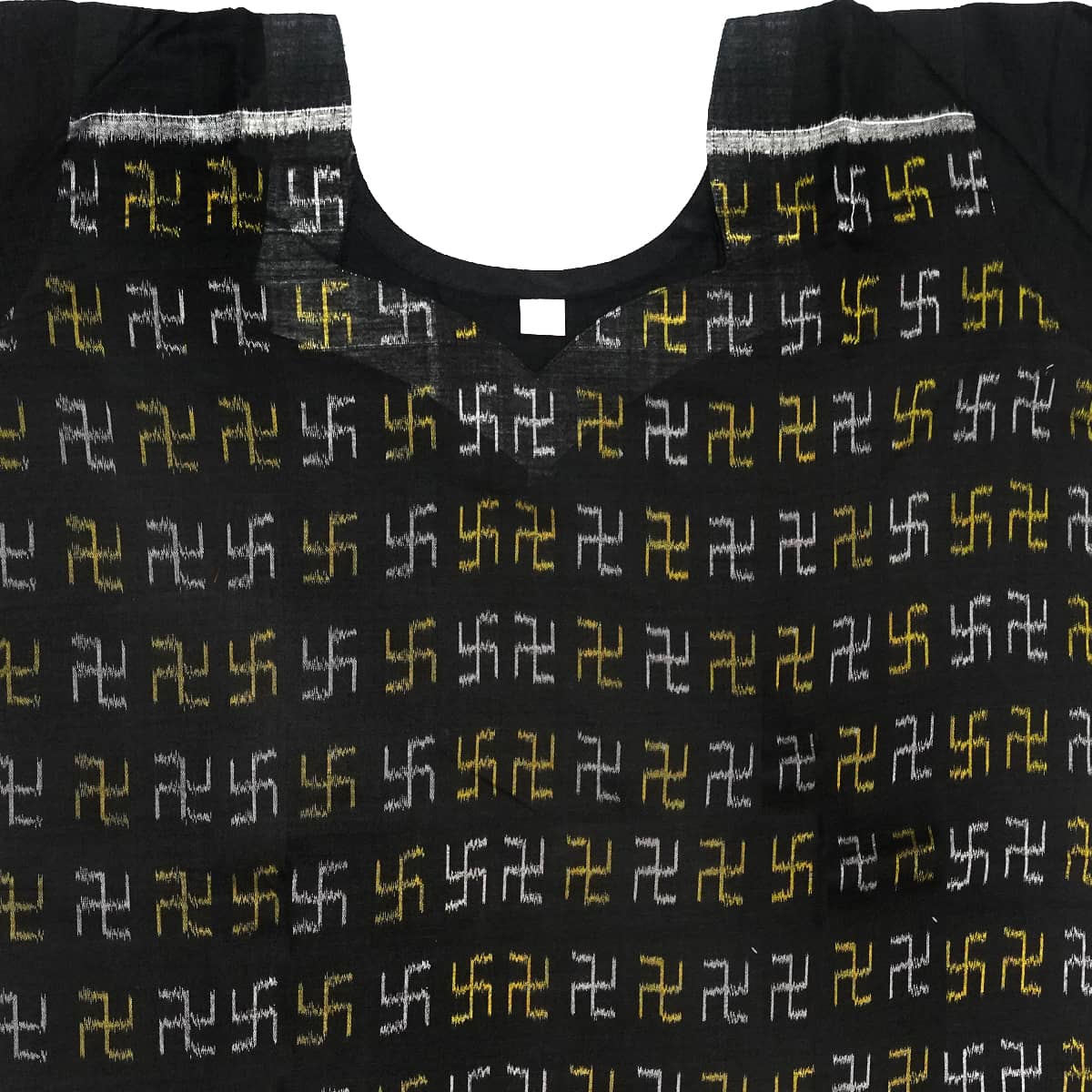 Black Handwoven Cotton Kurti