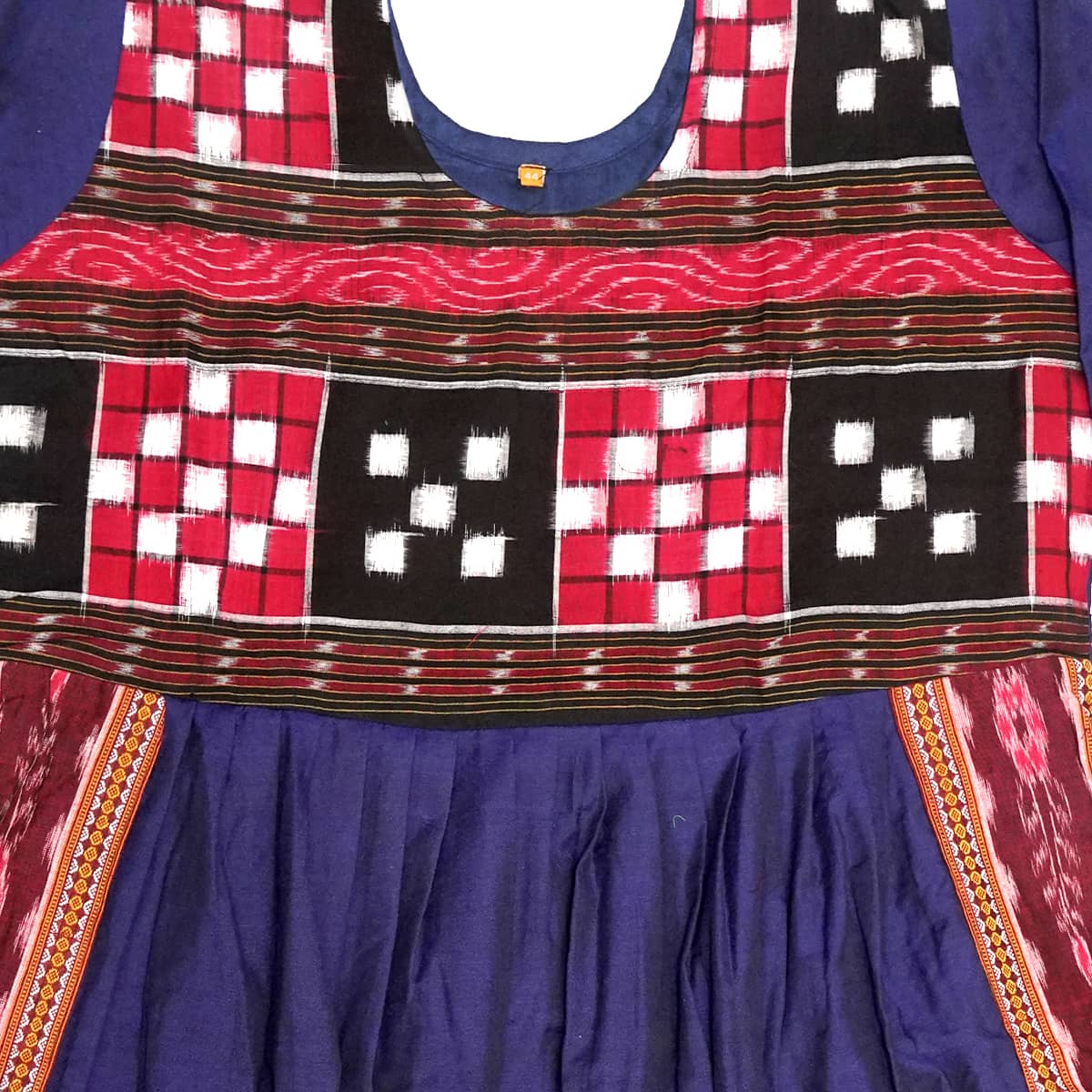 Dark Blue Cotton Kurti