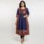 Dark Blue Cotton Kurti for ladies