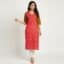 Maroon and Olive Cotton Kurti ladies