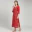 Tomato Red Cotton Kurti ladies