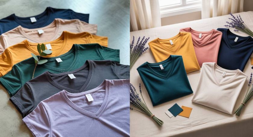 Color Pairings for V-Neck T-Shirts