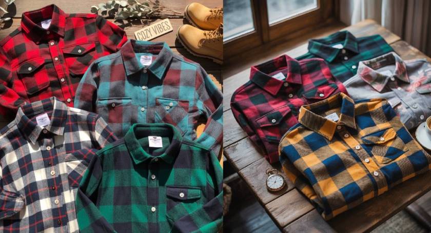 Colors and Patterns in Flannel Shirts