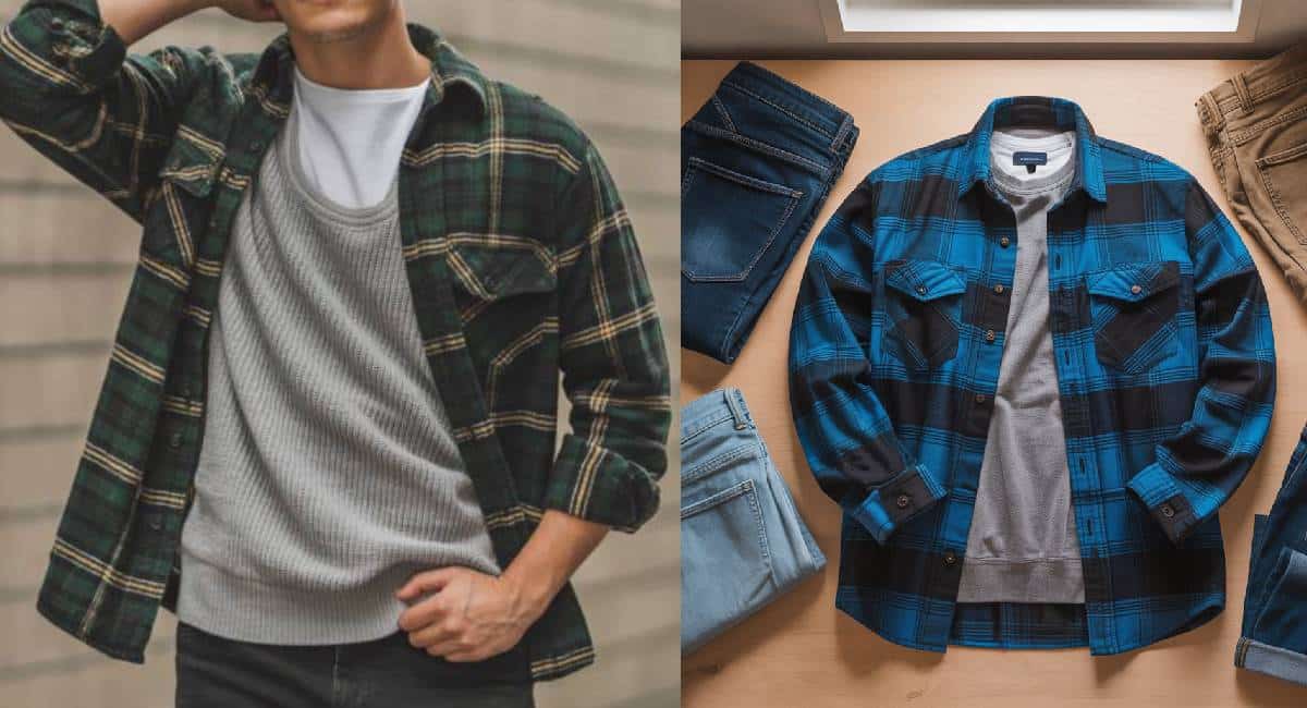 Flannel Shirt Without Looking Bulky 