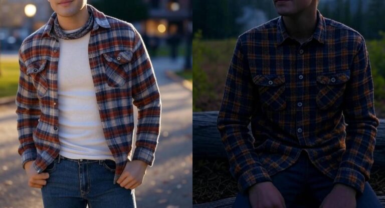 Flannel Shirt from Day to Night