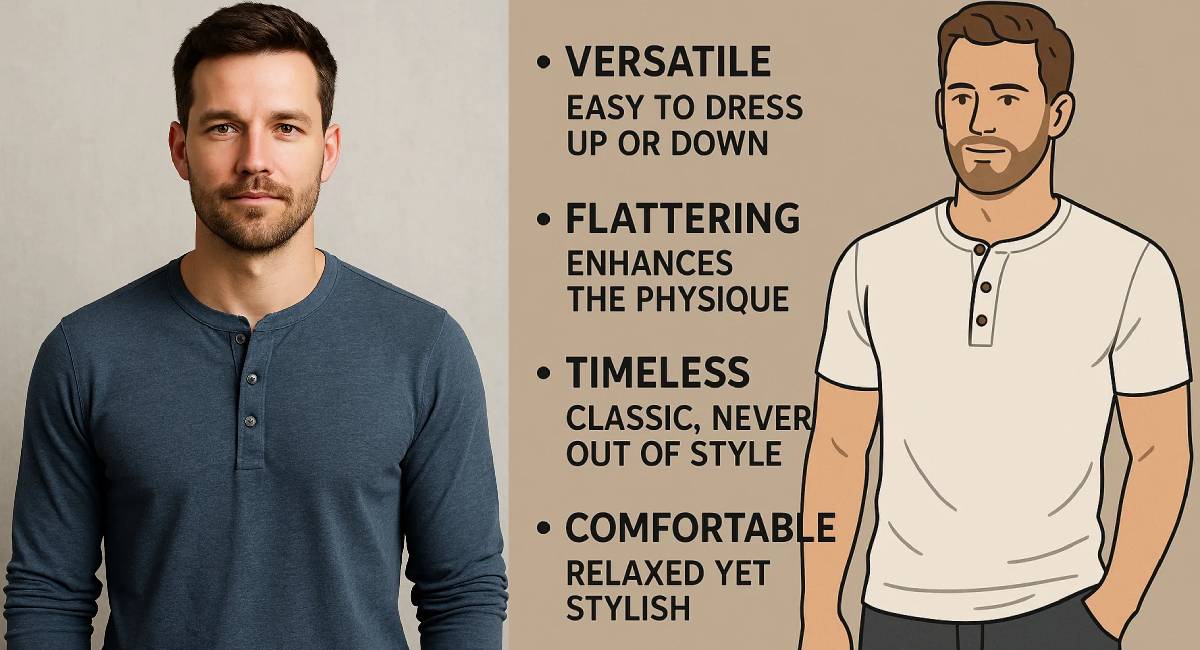 Every Henley Shirts Man