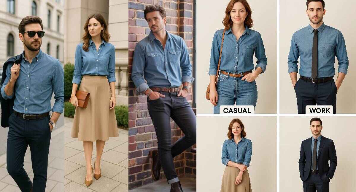 How to Style a Chambray Shirt for Every Occasion