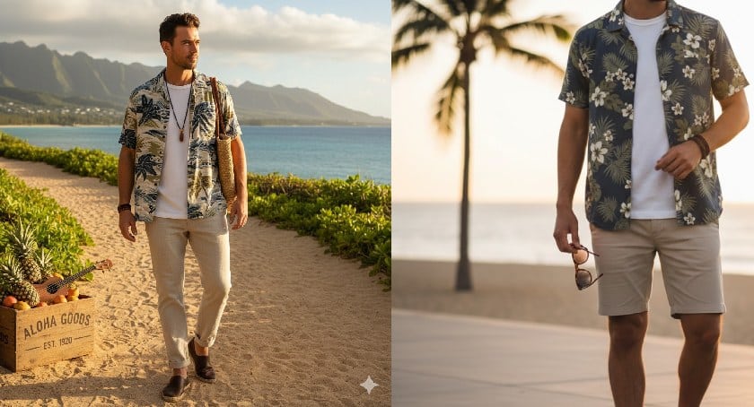 Hawaiian Shirt Look