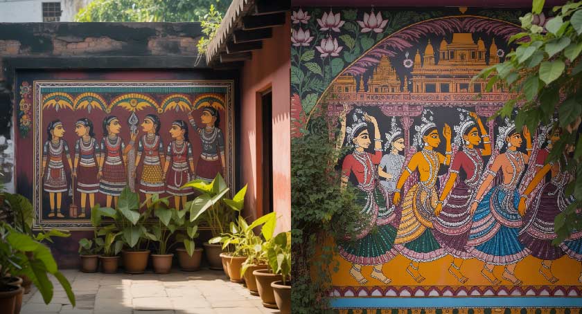 Wall Murals and Frescoes in Ancient Odia