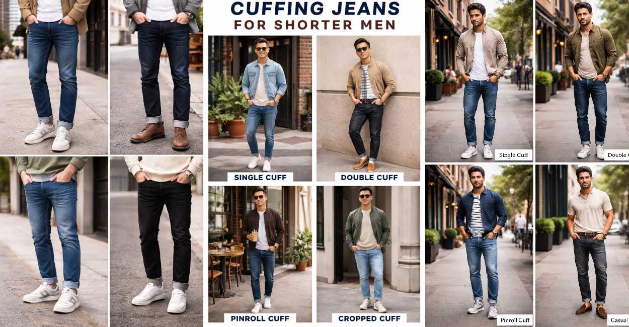 Cuffing Jeans for Shorter Men