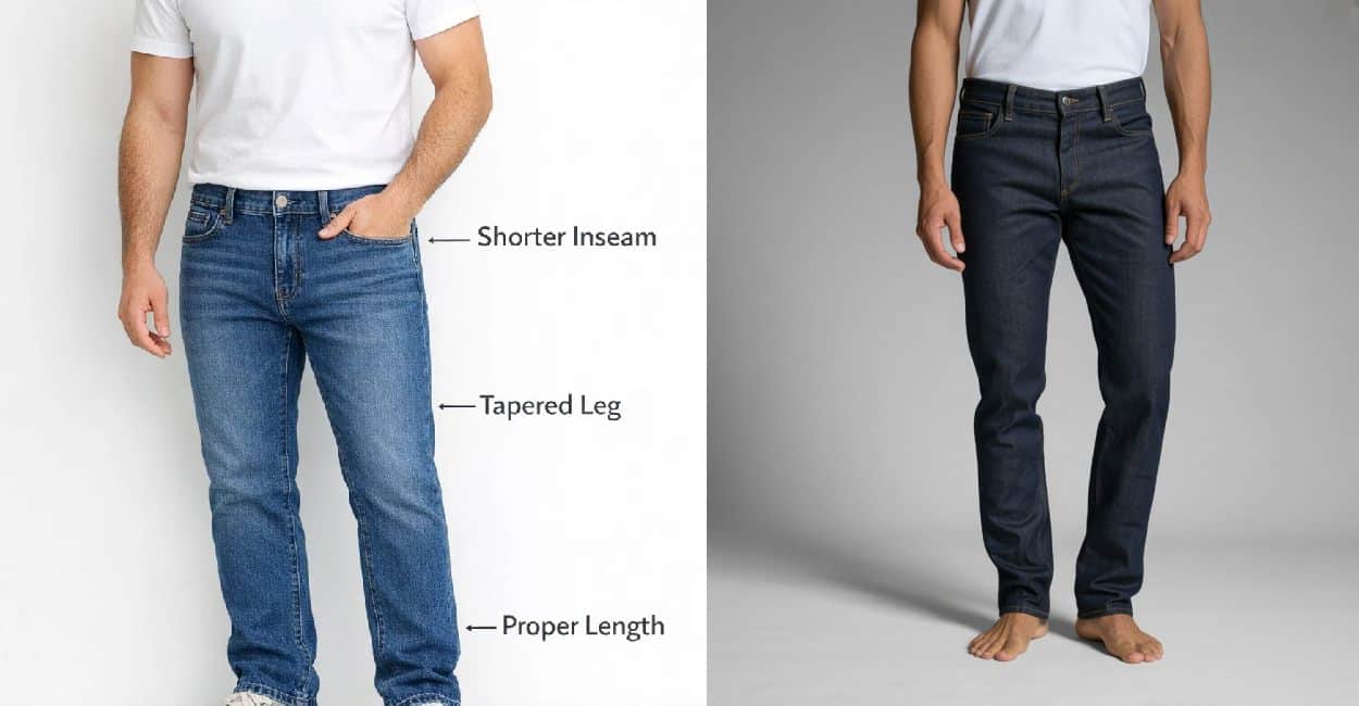 Jeans for Short Men