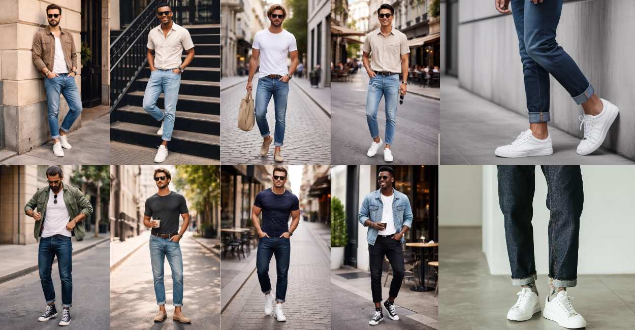 Cuffed Jeans or Cropped Jeans